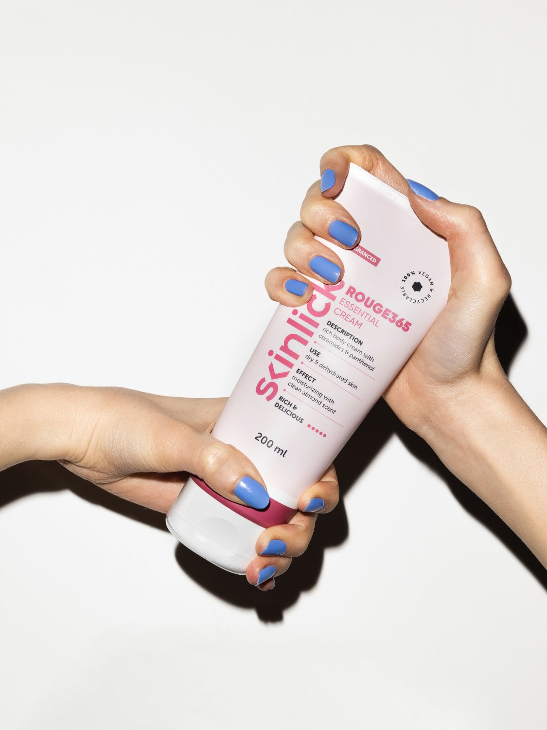 Skinlick Rouge365 Cream bogata krema za suhu i dehidriranu kožu tijela s mirisom pudera i badema